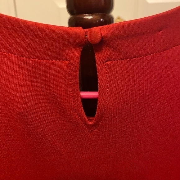 NWT J JILL BRICK RED DRESS SIZE S WITH GREAT STRETCH CAN FIT M - Picture 7 of 7